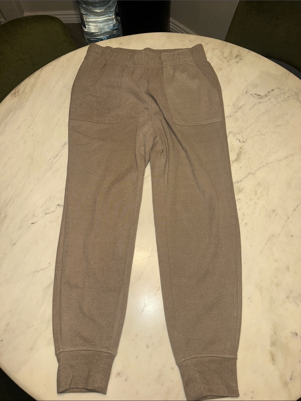 90 Degree By Reflex Womens Taupe/Tan Jogger Sweatpants size medium